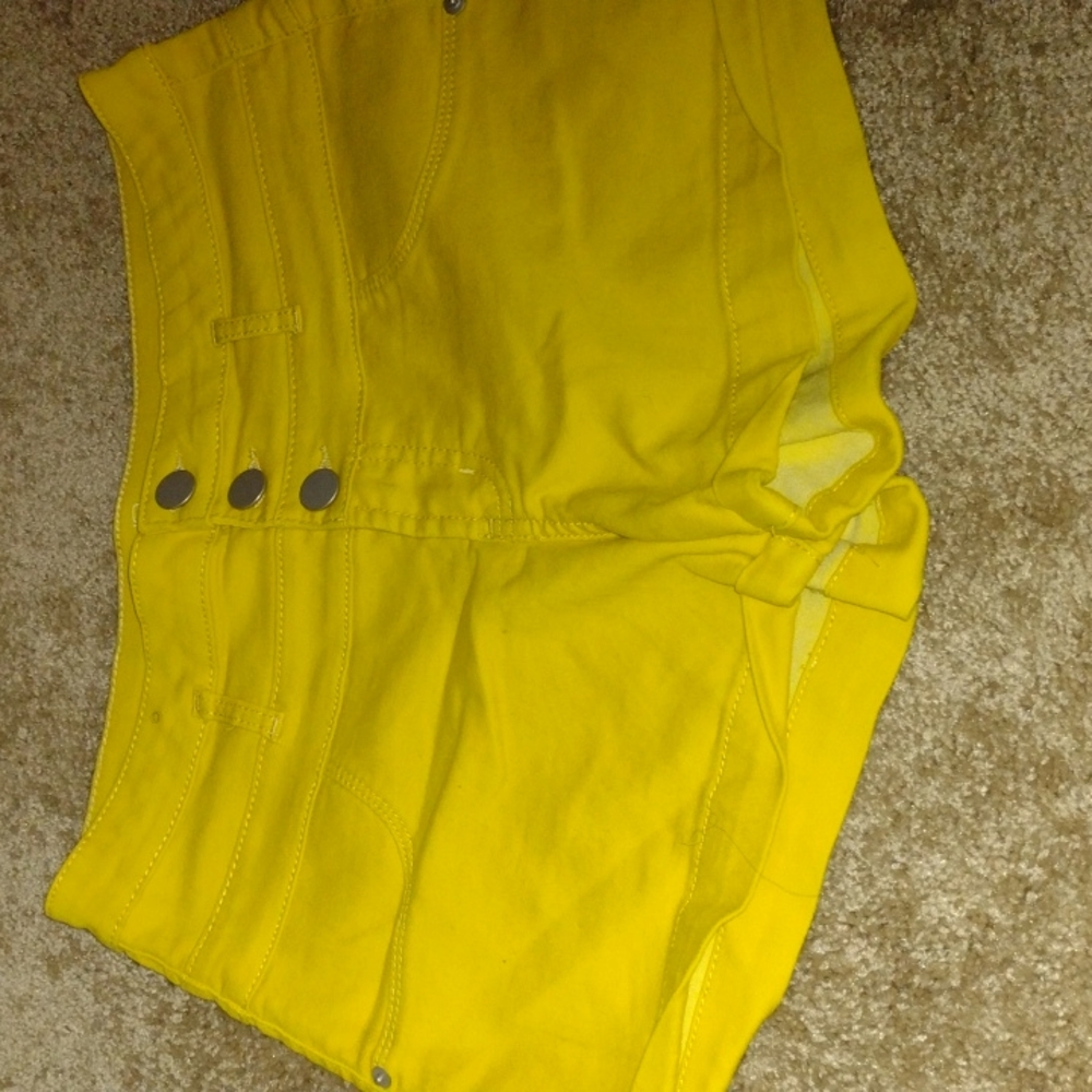 Yellow shorts